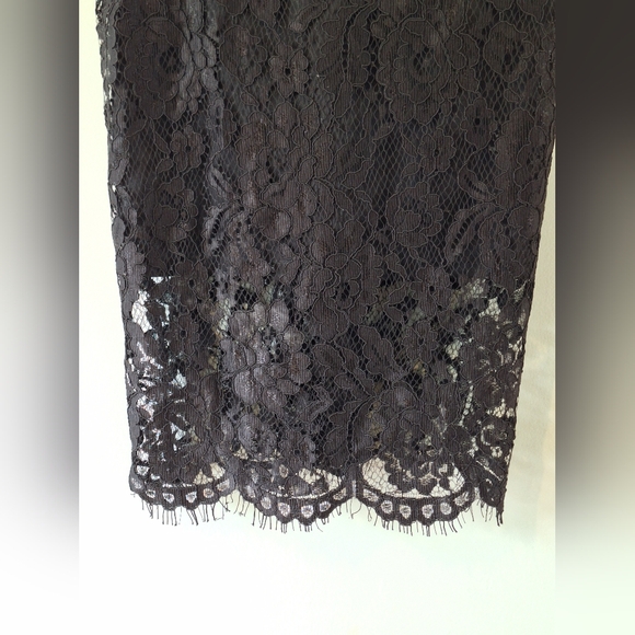 Passionate Heart Black Lace Midi Dress - M - Picture 8 of 12